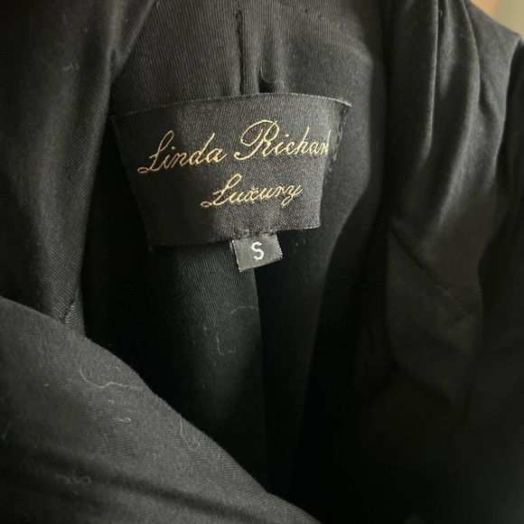 Linda Richard’s Luxury black rabbit fur LOVE sweatshirt size XS NWT - Picture 10 of 12